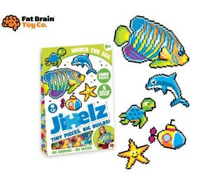 Obrázek z Puzzle plastové Fat Brain Pod hladinou moře Jixelz Pixel art 1500 